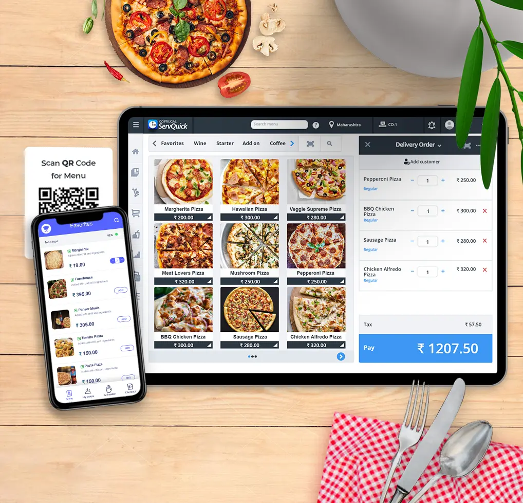 Pizza POS software