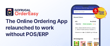 The online ordering app,Gofrugal OrderEasy reinvented to work without POS or ERP software
