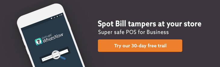 spot bill tampering at your store