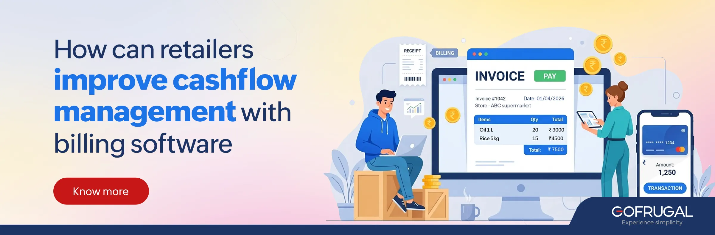 billing software improves retail cash flow