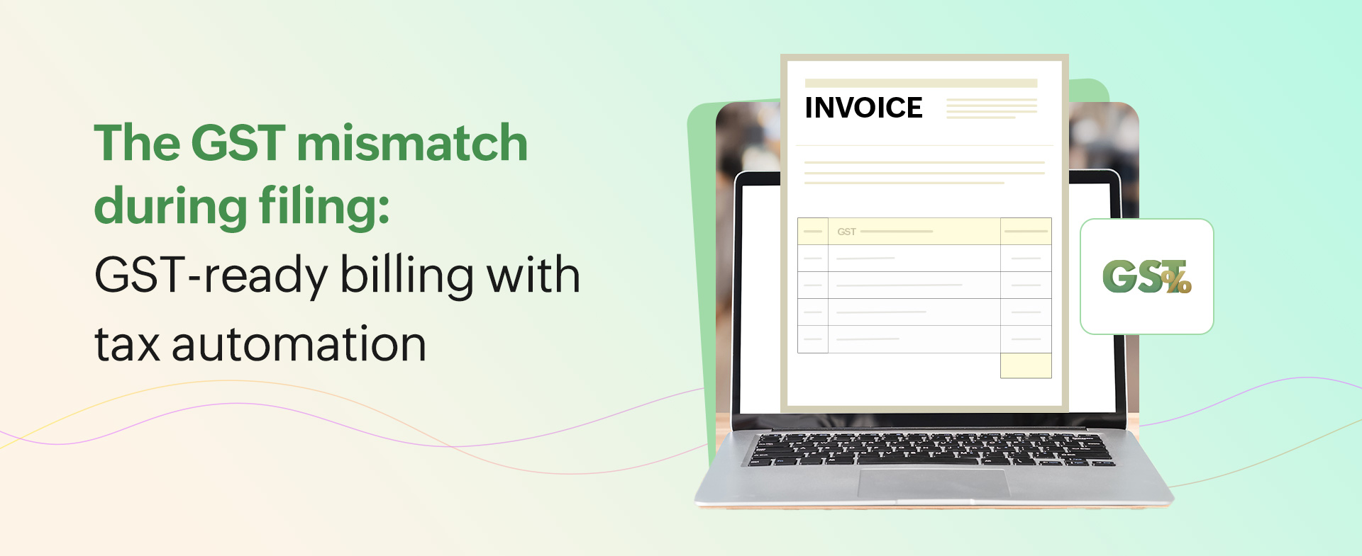 GST-ready billing with tax automation