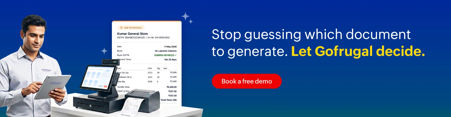 book a free demo with Gofrugal