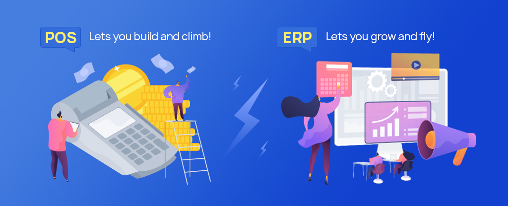 Learn the difference between ERP and POS