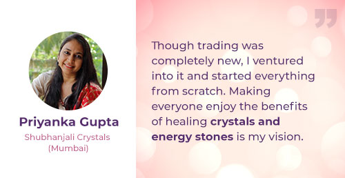 Shubanjali crystals Priyanka - Success story on Women's Day