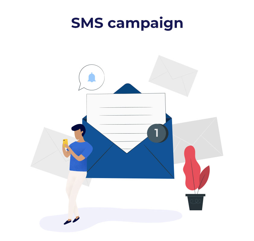 SMS campaigns for supermarket advertising