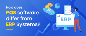 How does POS software differ from ERP systems