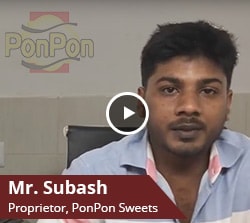 Distributor software happy customer - Pon Pon Sweets