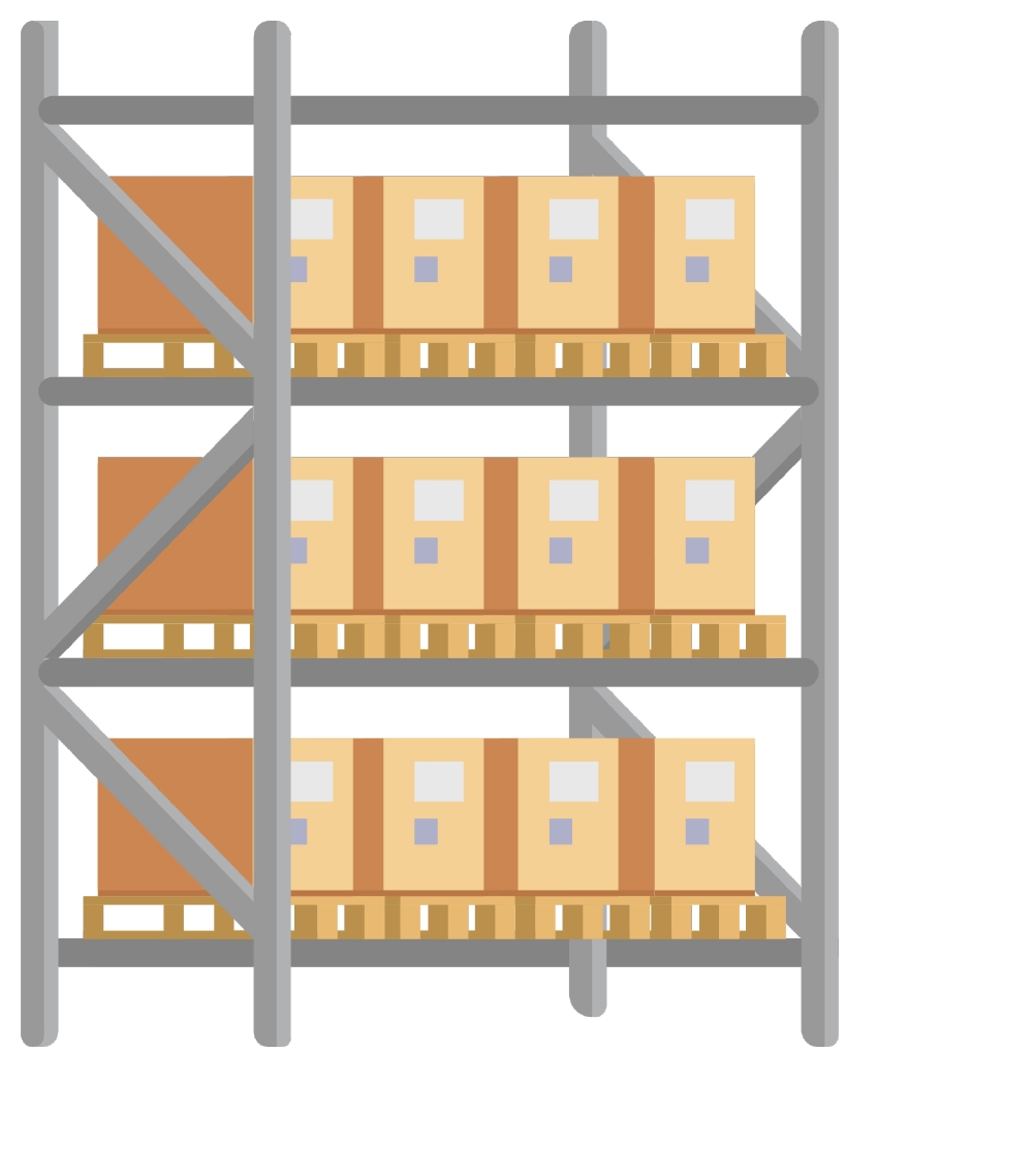 Manage rack wise stock for easy picking with distribution warehouse management software