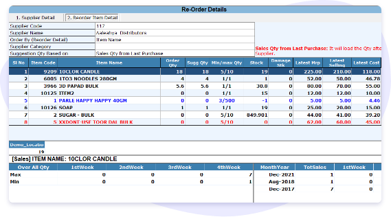 Automate your reorder not to go out of stock