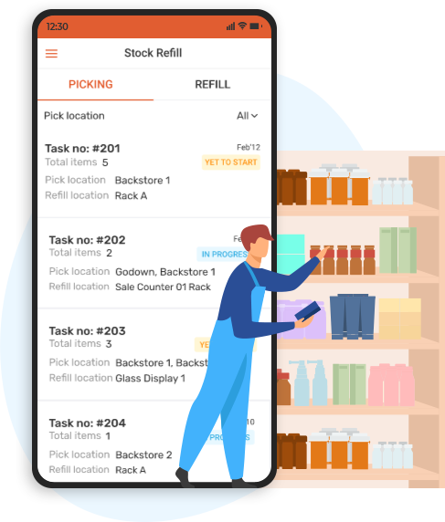 stockrefill mobile app