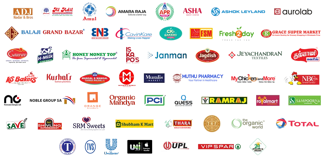 Happy enterprise customers of GOFRUGAL Prime