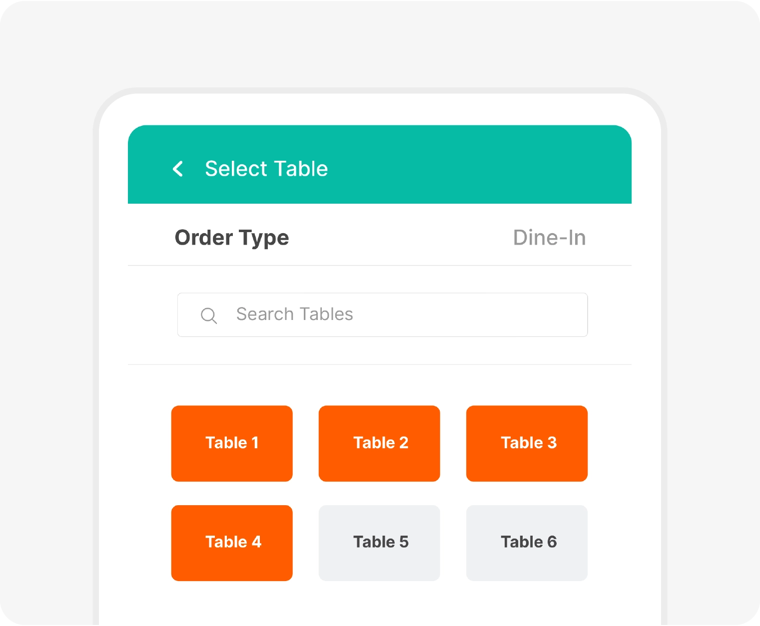Table status at a glance with restaurant table management app
