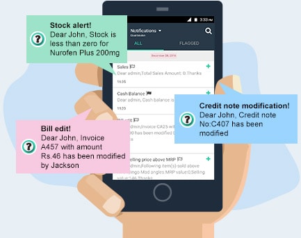 Image shows how software for medical stores helps with accurate inventory management and stock alerts